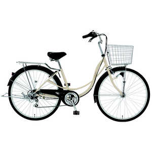 アサヒサイクル 自転車 プラリ PURARI ミルクホワイト (外装6段 /26インチ)【組立商品につき返品不可】 PUS66A