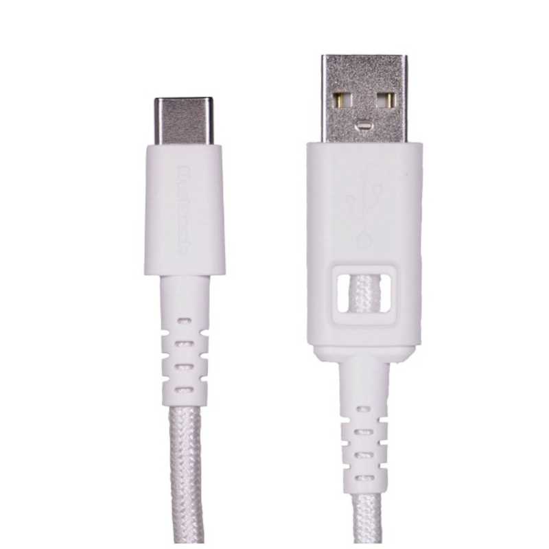 OWLTECH OWLTECH 0.2m USB-C ⇔ USB-A 2.0ケーブル 充電・転送 ホワイト BKS-CBKCA2-WH BKS-CBKCA2-WH