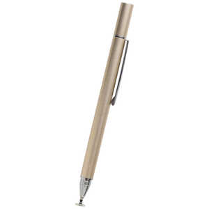 OWLTECH 〔タッチペン:静電式〕 ディスク型ペン先 静電式タッチペン OWL-TPSE01-CG ゴｰルド
