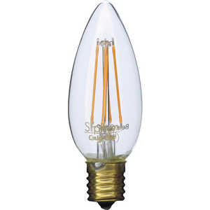 ビートソニック LEDフィラメント電球 Siphon(サイフォン) クリア [E17/電球色/35W相当/シャンデリア電球形] LDF48