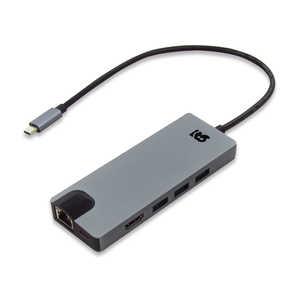 ラトックシステム USB TypeC マルチアダプター(PD対応・30cmケーブル) ［USB Power Delivery対応］ RS-UCHD-PHL3