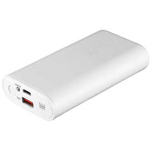 BUFFALO モバイルバッテリー ホワイト  10050mAh 2ポート USB-C 充電タイプ  BSMPB10018C2WH