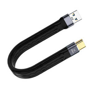 YOUZIPPER 10Gbps USB3.2 Gen2 Type-A-C ショート YOUZIPPER [Type-Cオス・オス /USB Power Delivery対応] GEN2-01A
