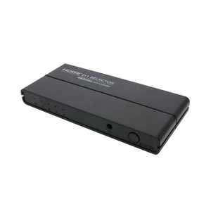 ナカバヤシ HDMIセレクター  ブラック [4入力 /1出力 /4K対応] HDS-4K06/BK