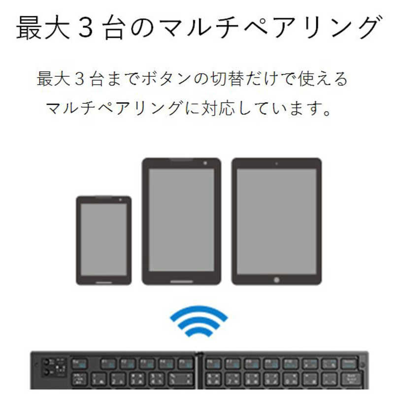 エレコム　ELECOM エレコム　ELECOM (スマホ/タブレット対応)ワイヤレスキーボード タブレットスタンド付き(日本語79キー) TK-FLP01BK (ブラック) TK-FLP01BK (ブラック)