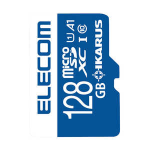 エレコム　ELECOM microSDHCカード (Class10/128GB)SDHC変換アダプタ付き セキュリティソフト付き MF-MS128GU11IKA