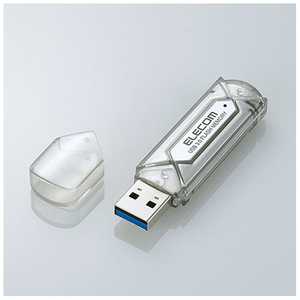 エレコム　ELECOM USBメモリ MF-AU3ASVシリーズ シルバー [64GB /USB3.0 /USB TypeA /スライド式] MF-AU3A64GSV