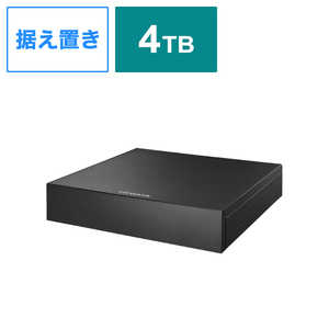 IOデータ 外付けHDD USB-A接続 家電録画対応(Windows11対応) ブラック ［4TB /据え置き型］ AVHD-AS4