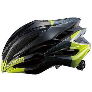 OGK 自転車用 サイクル ヘルメット ZENARD-EX(S-Mサイズ:55～58cm/ブラックグリーン)6243608 ZENARD_EX