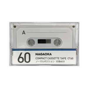 ナガオカ オーディオカセットテープ [60分] CT60 [60分]
