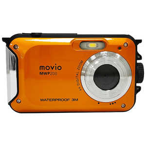 ナガオカ 防水デジタルカメラ WATERPROOF CAMERA MOVIO オレンジ MWP200