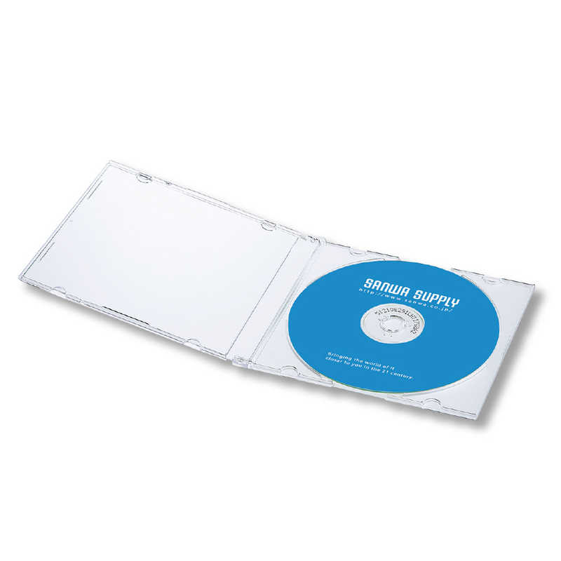 サンワサプライ サンワサプライ Blu-ray･DVD･CDケース(スリムタイプ･50枚セット･クリア) FCD-PU50CLN FCD-PU50CLN