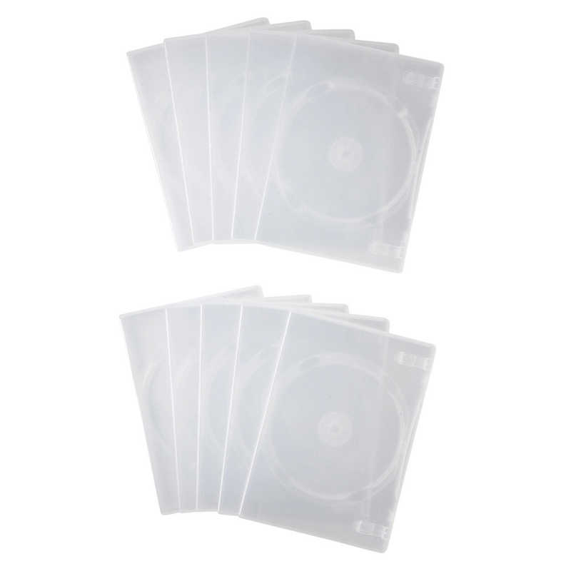 サンワサプライ サンワサプライ DVDトールケース（1枚収納・10枚セット・クリア） DVD-TN1-10CLN DVD-TN1-10CLN