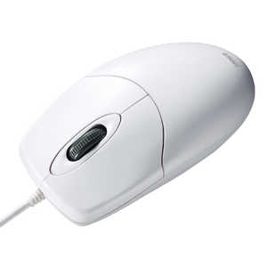 サンワサプライ マウス [光学式 /3ボタン /USB /有線] MA-IR131BSW ホワイト