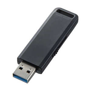 サンワサプライ USB3.2 Gen1 メモリ 8GB(ブラック)  UFD-3SL8GBK
