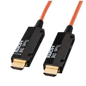 サンワサプライ HDMIケーブル コネクタ[10m /HDMI⇔HDMI /スリムタイプ] KM-HD20-FB10