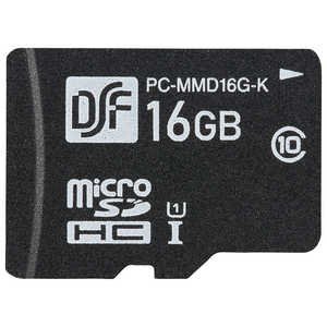 オーム電機 高耐久マイクロSDメモリーカード 16GB ［Class10 /16GB］ PC-MMD16G-K