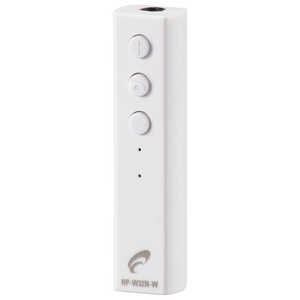 オーム電機 簡単ワイヤレスレシーバー AudioComm ホワイト HP-W32N-W