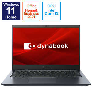dynabook　ダイナブック 【アウトレット】ノートパソコン dynabook（ダイナブック） GS4 オニキスブルー  [13.3型 /Windows11 Home /intel Core i3 /Office HomeandBusiness /メモリ：8GB /SSD：256GB /2021年11月モデル]  P1S4UPBL