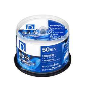 電響社 録画用BD-R 50枚入り ［50枚 /25GB /インクジェットプリンター対応］ BR25DP.50SP