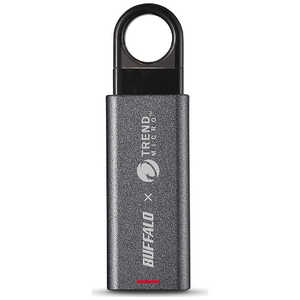 BUFFALO USB3.1メモリ [Win]ウィルスチェック機能付き RUF3-HKSシリｰズ RUF3-KV16G-DS [16GB･ダ－クシルバ－]
