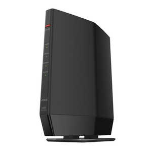 BUFFALO Wi-Fiルーター 4803+573Mbps AirStation(ネット脅威ブロッカー2対応･プレミアムモデル) [Wi-Fi 6(ax) /IPv6対応] ブラック WSR-5400AX6P-BK