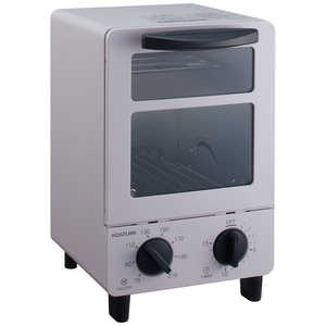 コイズミ　KOIZUMI オーブントースター 580W/食パン１枚 グレー KOS-0601H