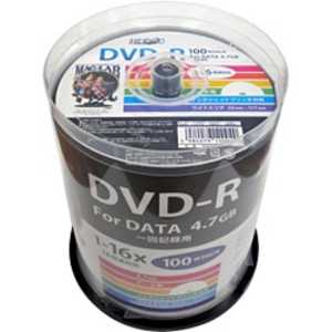 HIDISC 1-16倍速対応 デｰタ用DVD-Rメディア(4.7GB･100枚) HDDR47JNP100