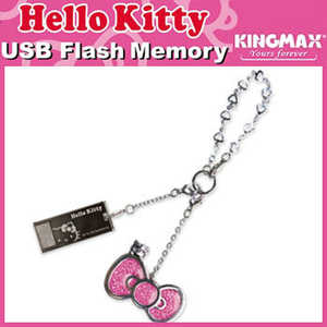 KINGMAX Kingmax-kittyUSB2GBtypeB-bl USBメモリ Hello Kittyシリーズ ブラック [2GB /USB2.0 /USB TypeA] kittyUSB2GBtypeB-bl
