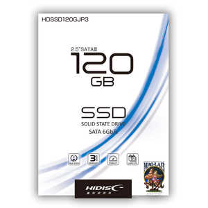 HIDISC 内蔵SSD 2.5inch SATA [2.5インチ /120GB] HDSSD120GJP3