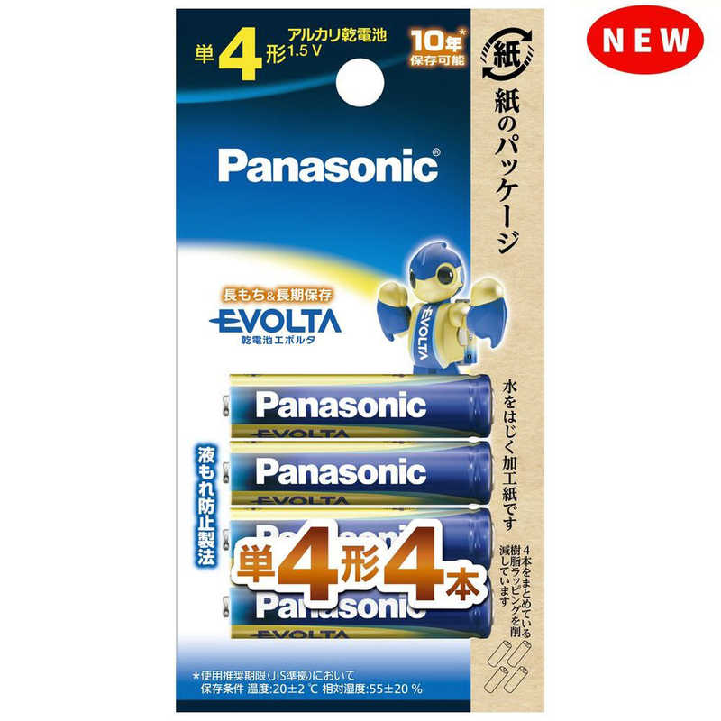 パナソニック　Panasonic パナソニック　Panasonic ｢単4形乾電池｣アルカリ乾電池｢EVOLTA｣4本パック LR03EJ/4B LR03EJ/4B