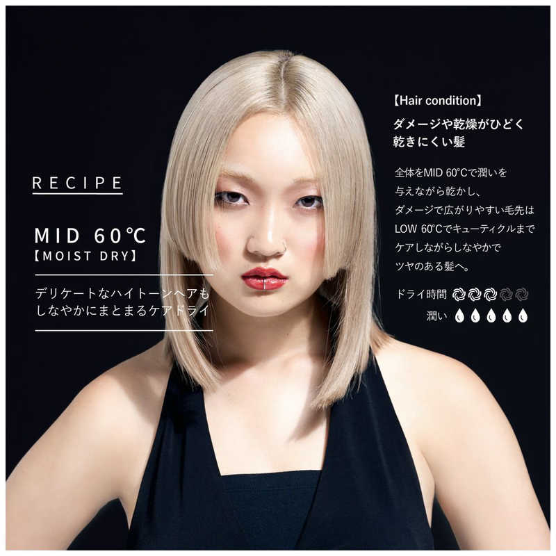 ホリスティックキュアーズ ホリスティックキュアーズ MAGNET Hair Pro Dryer 0［ZERO］ ホワイト HCD-G06W HCD-G06W