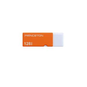 プリンストン キャップレスUSBフラッシュメモリｰ オレンジ [128GB/USB3.0/USB TypeA/回転式] PFU-XTF/128GOR