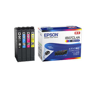 エプソン　EPSON 純正インクカｰトリッジ 4色パック 標準インク IB07CL4A