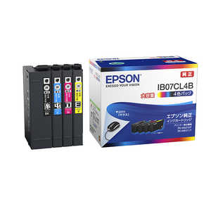 エプソン　EPSON 純正インクカｰトリッジ 4色パック 大容量インク IB07CL4B