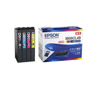 エプソン　EPSON 純正インクカｰトリッジ 4色パック 大容量インク IB09CL4B