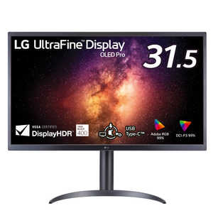LG PCモニター UltraFine Display OLED Pro [31.5型 /有機EL 4K(3840×2160） /ワイド] 32EP950-B