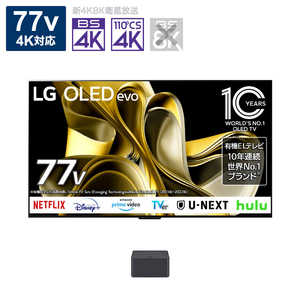 LG 4Kワイヤレス有機ELスマートテレビ OLED evo- 4K対応 BS・CS 4Kチューナー内蔵 YouTube対応 OLED77M3PJA