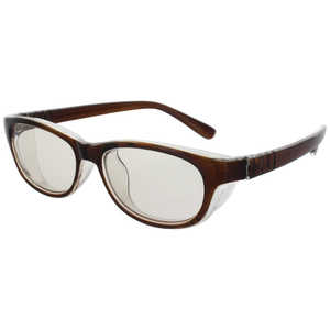 名古屋眼鏡 (保護メガネ)メオガードナチュラル Sサイズ 8867-02(ブラウン)