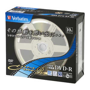 VERBATIMJAPAN 録画用DVD-R 1-16倍速 10枚 CPRM対応 VHR12JC10V1