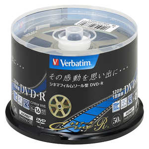 VERBATIMJAPAN 録画用DVD-R 1-16倍速対応 50枚 CPRM対応 VHR12JC50SV1