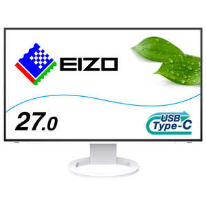 EIZO PCモニター FlexScan ホワイト [27型 /WQHD(2560×1440） /ワイド] EV2781-WT
