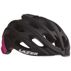 LAZER 自転車用ヘルメット Blade+AF ブレイド+アジアンフィット(Mサイズ:55～59cm/マットブラック×ピンク) BLADE-AF BLADE_AF_M