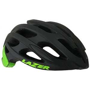 LAZER 自転車用ヘルメット Blade+AF ブレイド+アジアンフィット(Mサイズ:55～59cm/マットブラック×グリーン) BLADE-AF BLADE_AF_M
