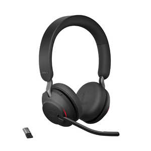 JABRA ヘッドセット Evolve2 65 MS Stereo ブラック [ワイヤレス（Bluetooth）+有線 /両耳 /ヘッドバンドタイプ] 26599-999-999