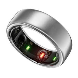 OURAHEALTHOY Oura Ring Gen3 オーラリング 第3世代 Horizon Brushed Titanium - Size 8 [USサイズ : 8(内周 約57mm) ] JZ905259408
