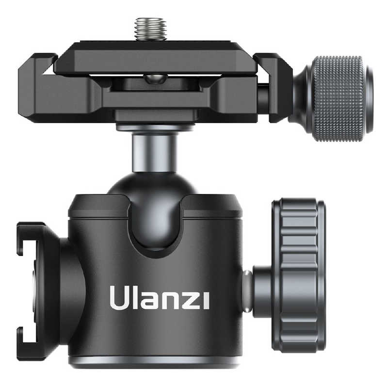 ULANZI ULANZI 1/4ねじ付きクイックリリースプレート 1/4ねじ穴付きボールヘッド シングルコールドシューマウント 2235 2235