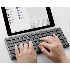 VINPOK Taptek 超薄型軽量 メカニカルキｰボｰド ワイヤレス Macbook対応 TAPTEK-MB ブラック