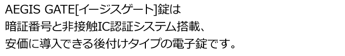 AEGIS GATE[C[WXQ[g]͈ÏؔԍƔڐGICF؃VXeځAɓłt^Cv̓dqłB