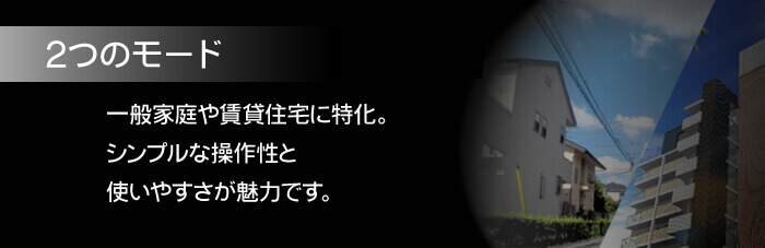 2つのモード